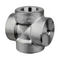O fornecedor de China forjou a linha fêmea masculina ASME B16.11 DN80 3000LB da cruz do aço inoxidável dos encaixes ASTM A182 F317L 