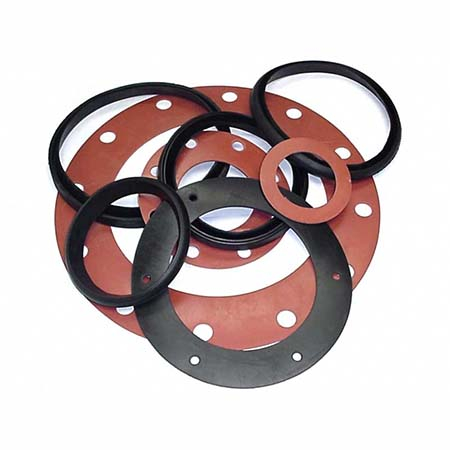 Gaxeta de borracha personalizada da flange de EPDM 
