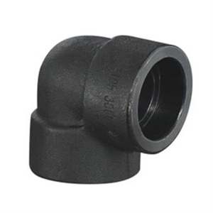 O aço de carbono de China forjou os encaixes ASTM A105 a solda JIS B0203/B2316 3 " 3000# do soquete do cotovelo de 90 graus