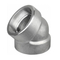 China forjou o fabricante N04400/N08810/N08020/N06625 do cotovelo a solda ASME B16.11 2 " 9000# do soquete do cotovelo de 45 graus
