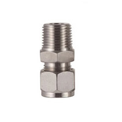 conetor masculino reto de 316SS Swagelok/encaixes de câmara de ar dobro da compressão da virola