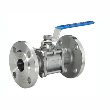 válvula de esfera da flange 3PC com almofada de montagem