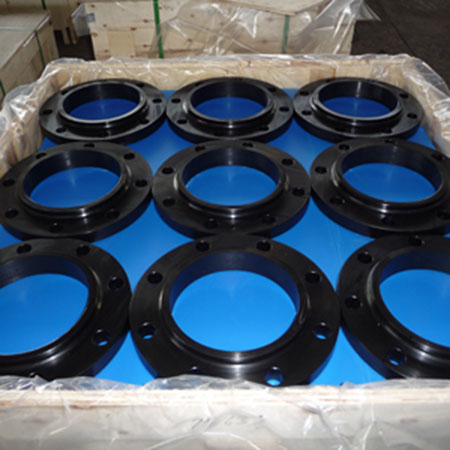 EN1092-1: 2002 enxerto do aço de carbono Type12 A105 na cor preta das flanges 600lbs