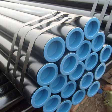 Linha tubulação do aço de carbono das especs. 5L X42 X46 X52 X56 X60 do API