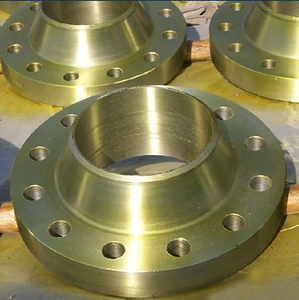 flange amarela da garganta da solda do aço de carbono da pintura de bs4504 PN64 C22.8, flange de WN RF 