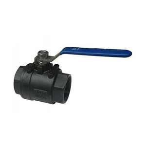 a válvula de esfera do aço do carbono 2PC fura completamente 2000WOG